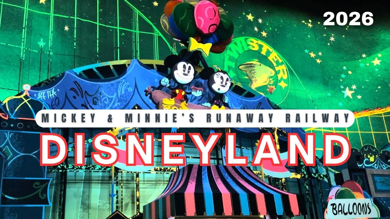 4K 2026 MICKEY AND MINNIE 'S RUNAWAY RAILWAY AT DISNEYLAND, ANAHEIM CALIFORNIA ( FULL TOUR)