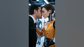 Futuristic Human-Robot Interactions 🤖✨ Stunning AI Visuals  #IRC #Robot #aiart #technology