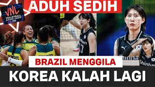 ADUH SEDIH KOREA KALAH LAGI DARI BRAZIL DAN RINDU MASA KYK