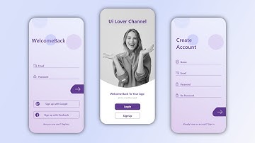 Material Design Login, Signup & Splash Pages Tutorial for Android