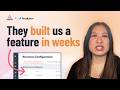 This ERP builds new features in **weeks**
