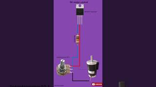 How to control a DC motor in 15 seconds #electrician