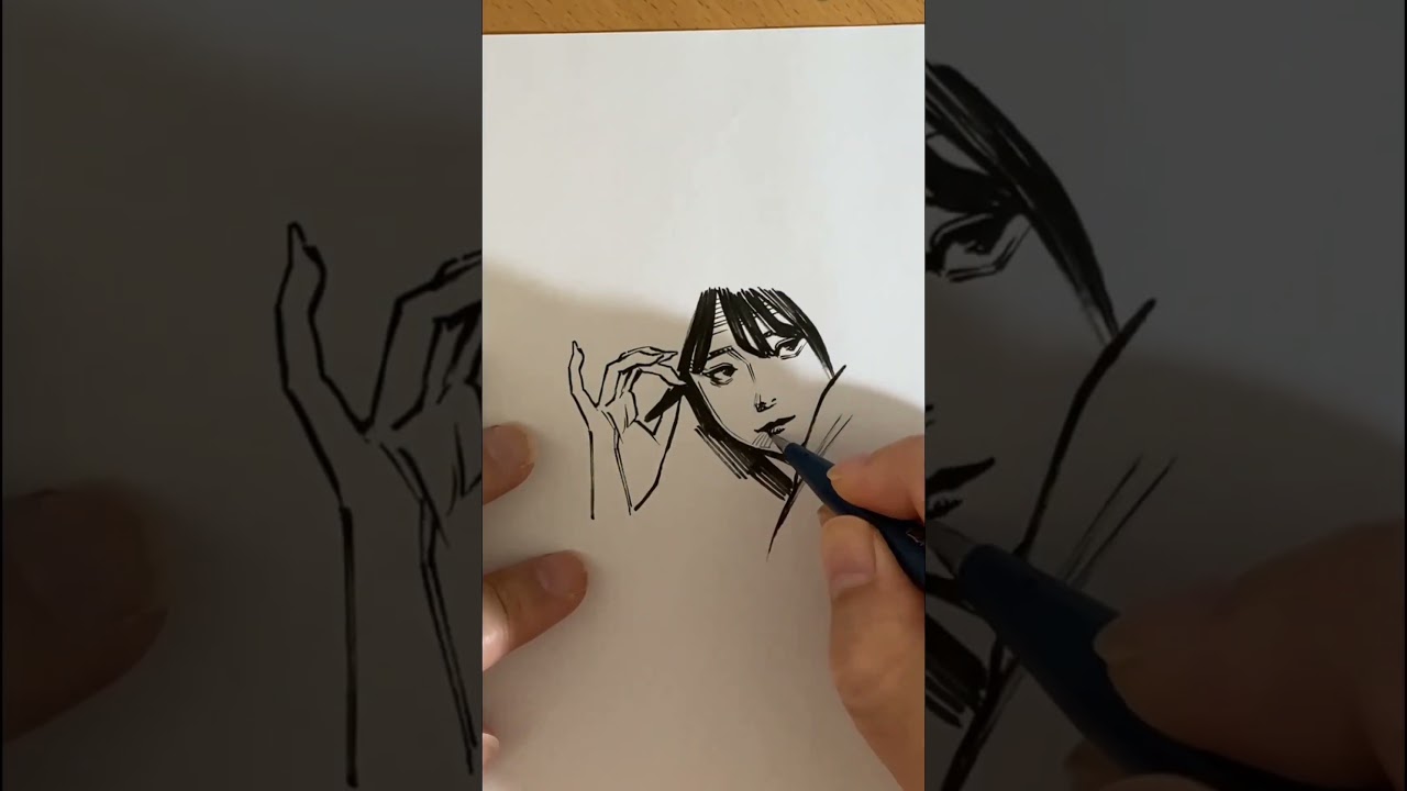 イラストレーター池田和宏のスケッチタイムラプス☆