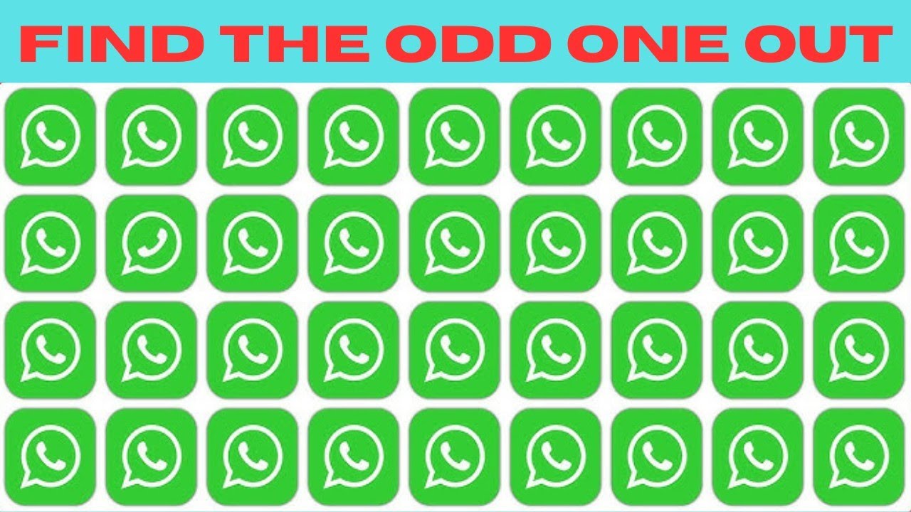 Find The Odd One Out l Can You Spot The Odd One - YouTube