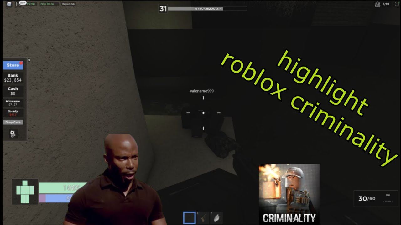roblox criminality highlight - YouTube