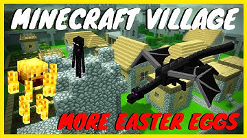 Minecraft Village Remastered - More Easter Eggs Found ( WAW Custom Zombies )