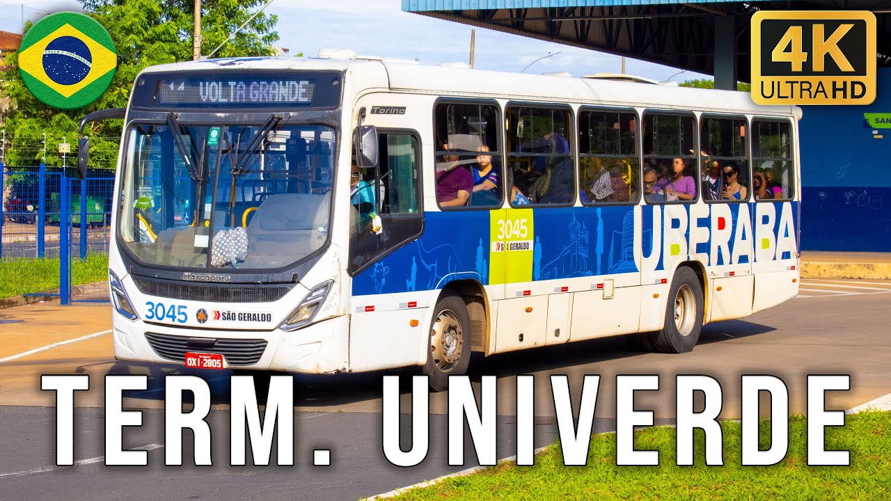 Terminal Univerde/Oeste (Uberaba/MG) - Movimentação de Ônibus #860