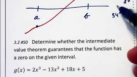 3.2c - The Intermediate Value Theorem