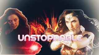 DC × MARVEL FEMALE LEADS❤️ ft.UNSTOPPABLE  #marvelanddc #marveledit #dcfandome #multifandom