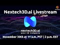 Proactive presents a livestream event with nextech3dai and the power of its 3d ai technology