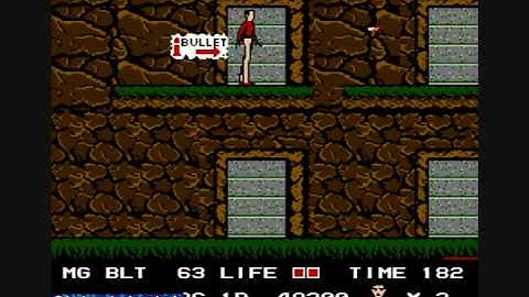 Lets Quickly Play Rolling Thunder (NES) - Part 4: Magma Guards