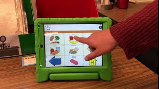 Touch chat program for special education