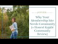 Kajabi Community Product Review: Why Your Membership Site Needs A Community