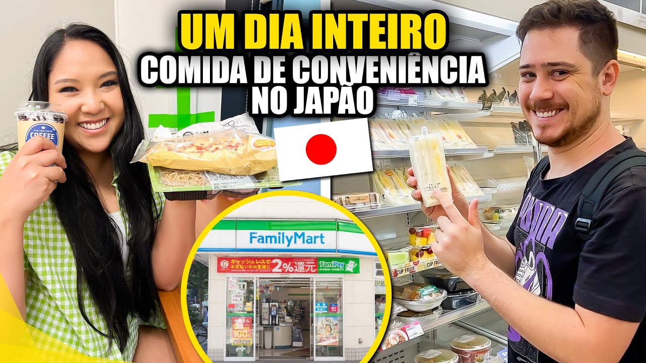 UM DIA INTEIRO COMENDO COMIDA DE CONVENIÊNCIA | Jeru e Cheru