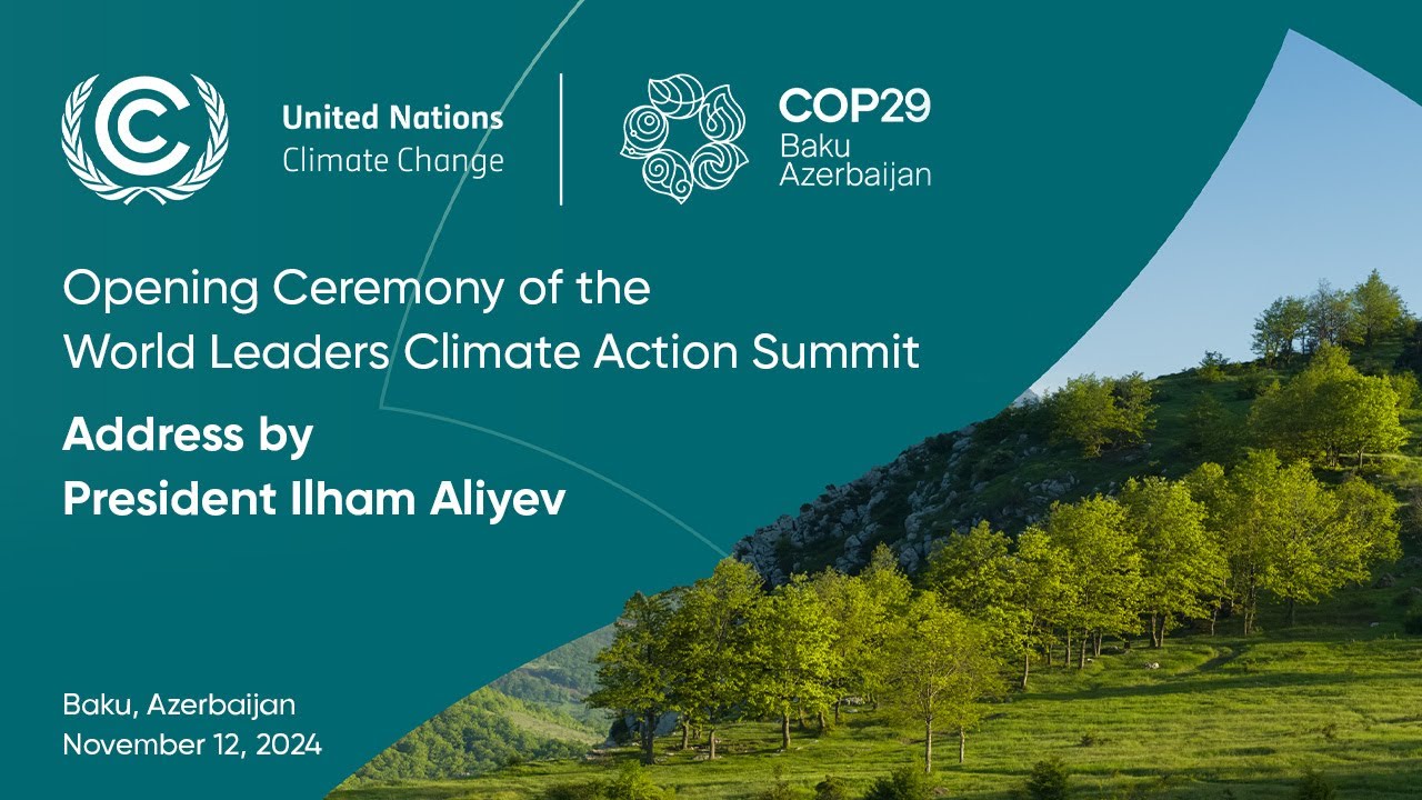Opening Ceremony of the World Leaders Climate Action Summit Address by ...
