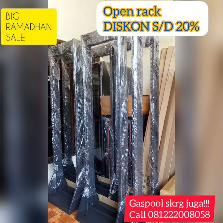 open rack 45u laris manis