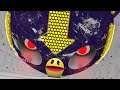 Pacman contre robot gant roulant