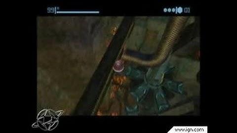 Metroid Prime GameCube Gameplay - Magnetic tracks, halfpipe