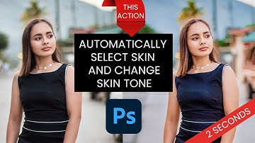 Free Automatic Photoshop Skin Tone Retouching Action  - Easy AI One-Click Skin Color Balance