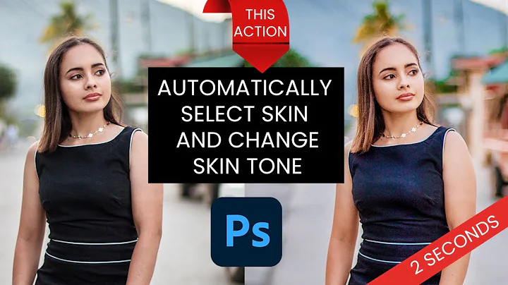 Free Automatic Photoshop Skin Tone Retouching Action  - Easy AI One-Click Skin Color Balance