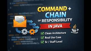 Command + Chain  Of Responsibility in Java (REAL Use Case) | Hexagonal Architecture