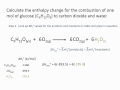 Enthalpy Values Table