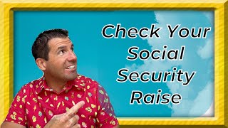 Check Your Social Security Raise Here - YouTube