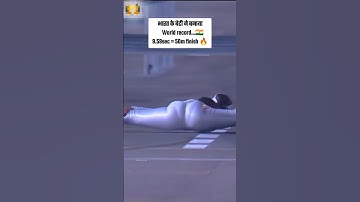 18 years old Shrishti Sharma has set a new record by Limbo skating 50 mtra in 6:94 second 🥈#shorts