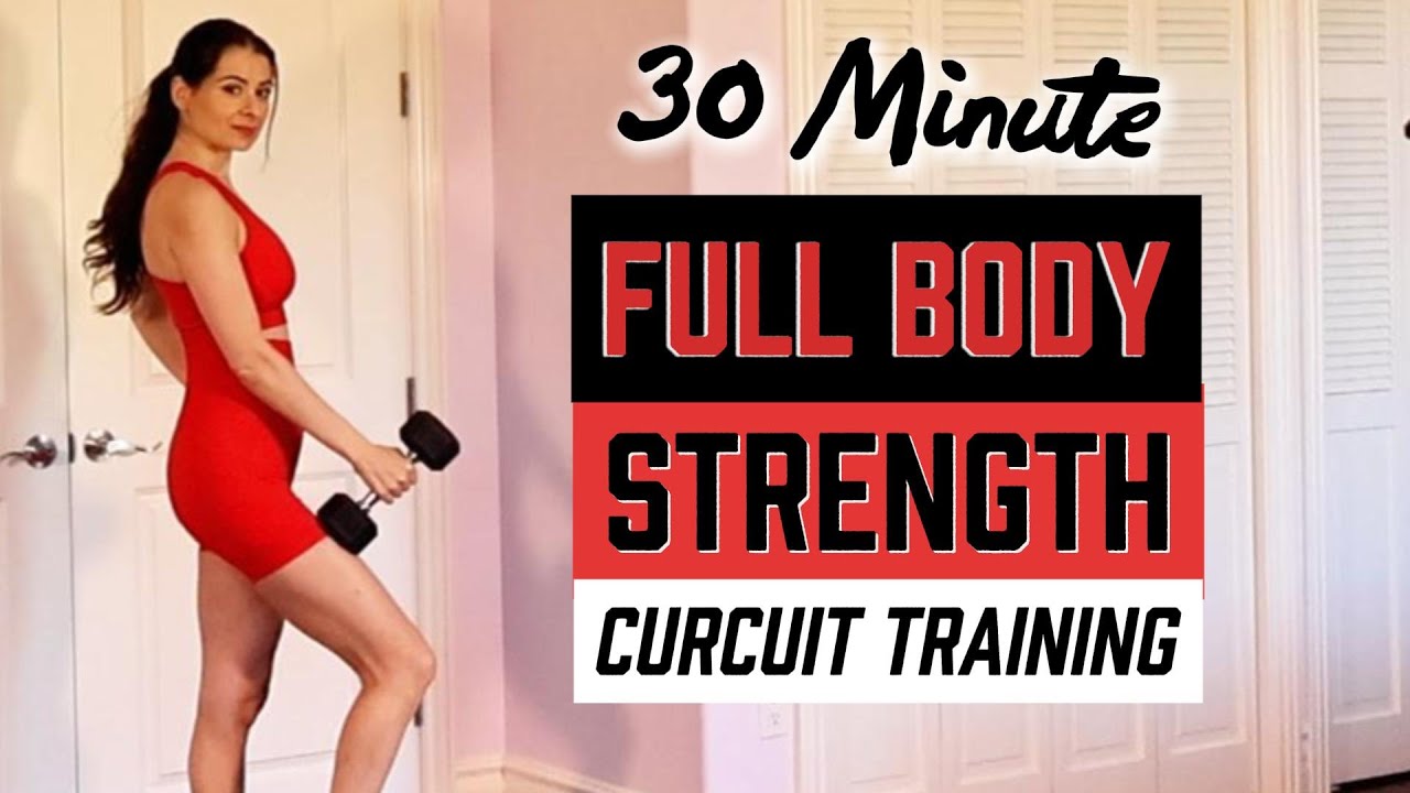 30-Minute Full Body Dumbbell Circuit Strength Workout | Build Muscle & Burn Fat