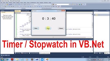 How to make Timer Application in visual basic [Beginners]