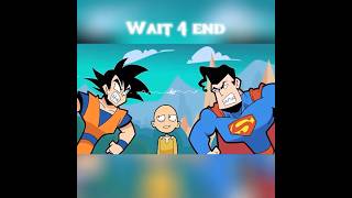 Mui Goku Fights Saitama Vs Superman Animemanga