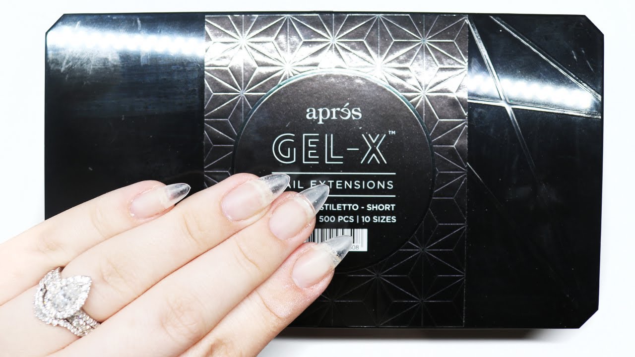 🖤APRES GEL-X NAIL EXTENSION SYSTEM TUTORIAL/REVIEW