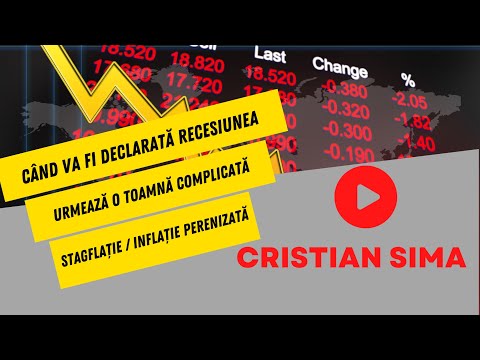 Când va fi declarată recesiunea? | CPI, la 9.1% în US | Urmează o toamnă complicată | Cristian Sima