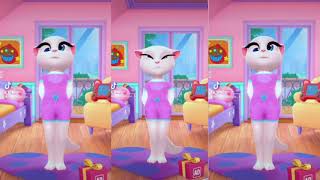 Talking Angela dances new game - صديقتي أنجيلا المتكلمة ترقص وتغني💃🎻