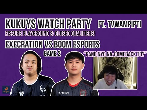 KUKUYS WATCH PARTY! EXECRATION VS BOOM ESPORTS! FISSURE PLAYGROUND 2 CLOSED QUALIFIERS - GAME 2!