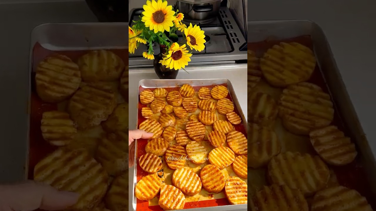 KAHVALTILARINIZA NEFİS 😋 PRATİK FIRINDA PATATES TARİFİ❗️NASIL YAPILIR ❓