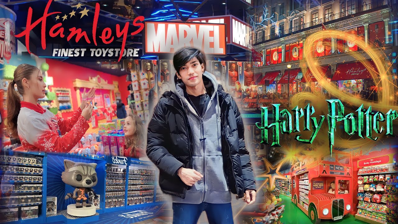 Visiting Hamleys Finest Toy store in London UK Enjoying holidays