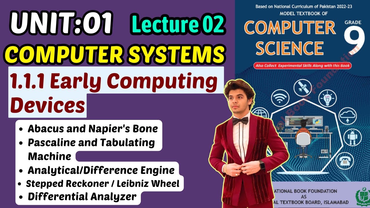 Early Computing Devies | Chapter 1 Computer Systems | Class 9 Computer ...