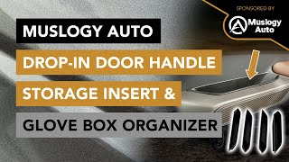How to Install Door Handle Storage Inserts & Glove Box Organizer by Muslogy Auto - 2021+ Ford Bronco