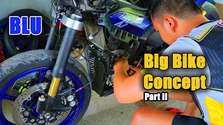 FULL BIG BIKE CONCEPT FOR MY YAMAHA SNIPER 155 VVA | FULL YAMAHA R6 PARTS | PART 2