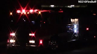 LAFD Light Force 3 & Rescue 3 Responding