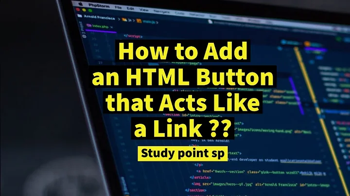 How to Add an HTML Button that Acts Like a Link?