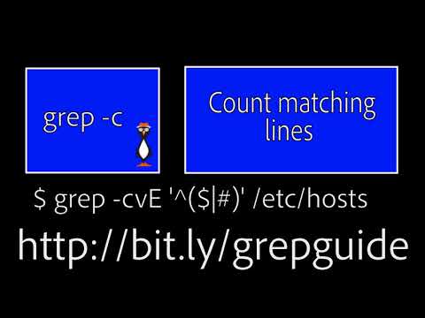 Learning grep for Linux, OS X and Unix