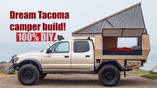 WALK AROUND of my home built flatbed camper on 1st gen Tacoma! by Overland Under Budget 268,679 views 2 years ago 12 minutes, 49 seconds