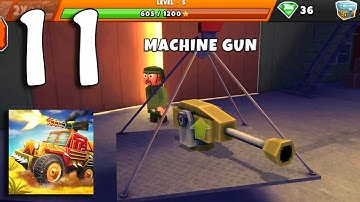 Zombie Safari - Gameplay Walkthrough Part 11 - A Better Machine Gun (Android, iOS)