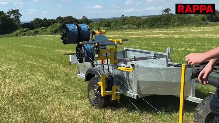 Lightweight Trailer Winder Demo | New for 2025 | Electric Fencing | Rappa