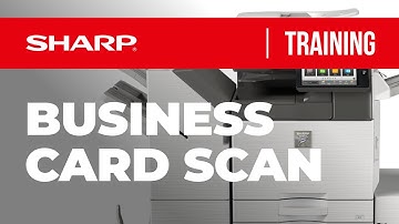 Easily Scan and Import Business Cards with Sharp BP Series MFPs