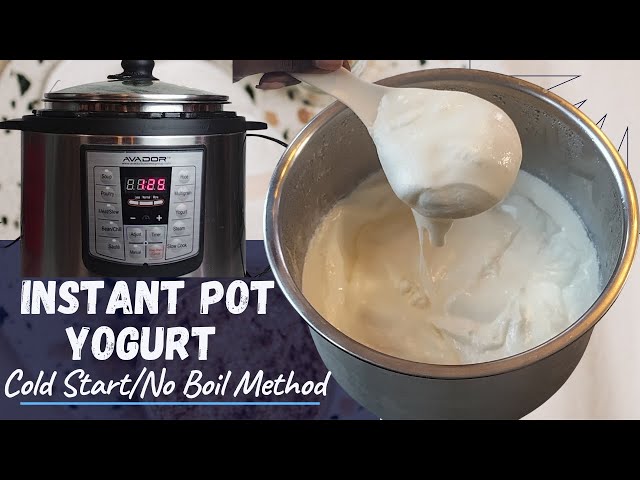 Instant Pot Greek Yogurt Recipe {Cold Start}