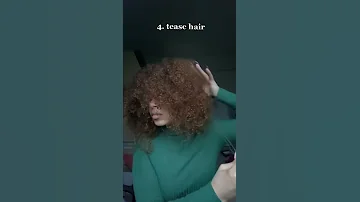 Transforming My Curly Hair Into An Afro Cre Bri Veronica 
