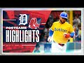 RED SOX HIGHLIGHTS: Red Sox vs. Tigers - Willson Contreras Homers for the Fourth Time This Season